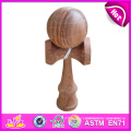 Intelligentes lustiges hölzernes Kendama für Kinder, hölzernes Spielzeug Kendama für Kinder, hölzernes Kendama Spielzeug mit 18.5 * 6 * 7cm W01A022